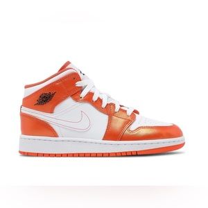 Air Jordan 1 Mid SE GS 'Electro Orange